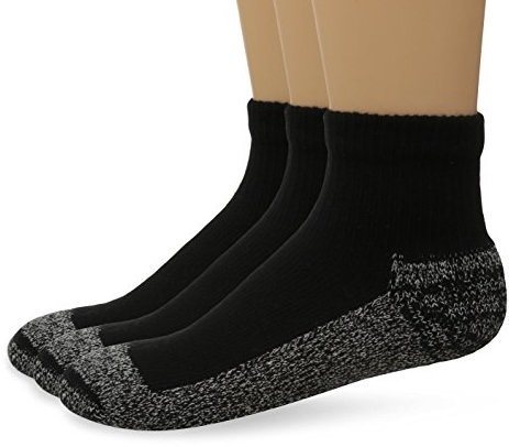 Cushees BLACK Thick Ankle Socks, 3-pack (Men's 166XL) — Beach City ...